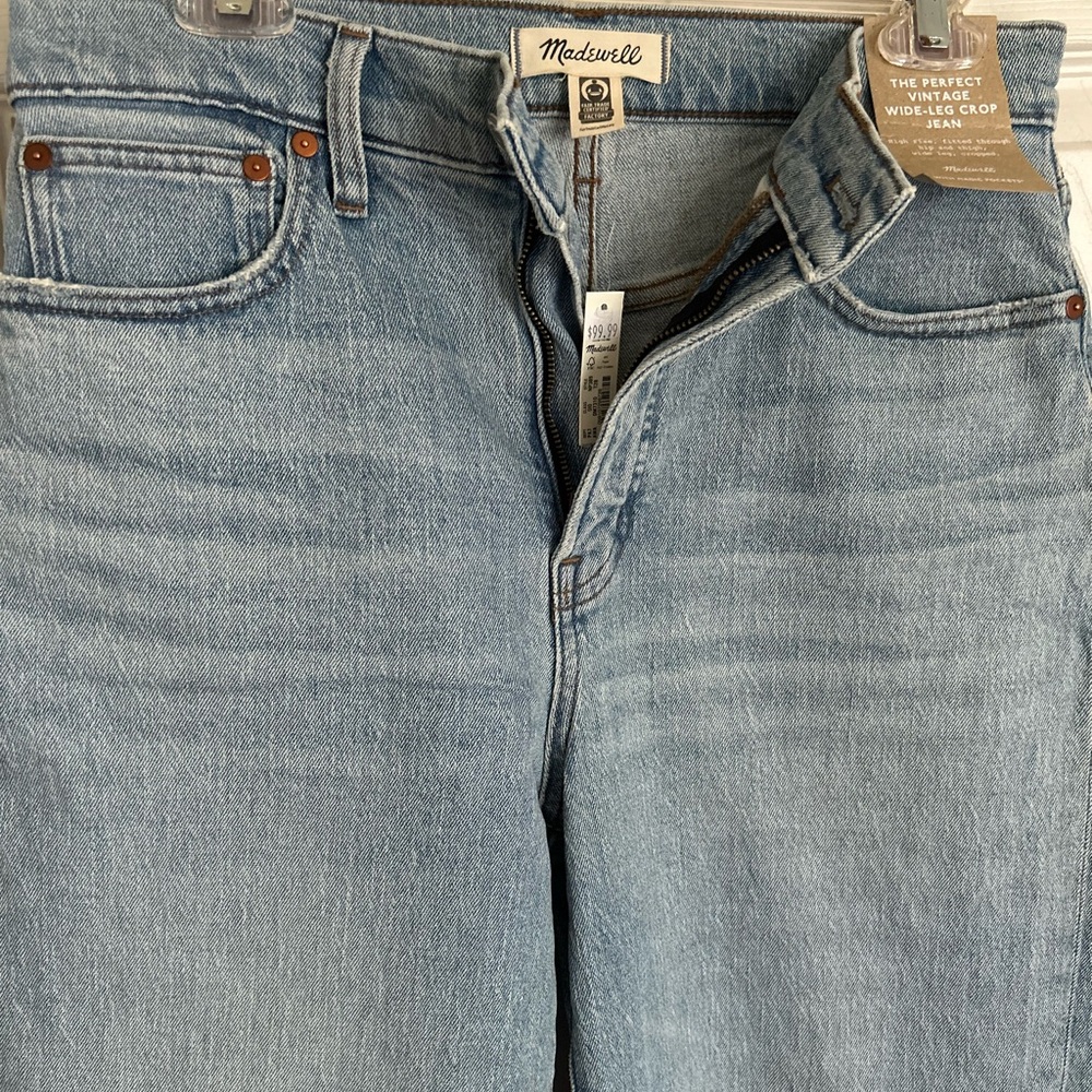 Madewell Perfect Vintage Wide-Leg Crop Jeans